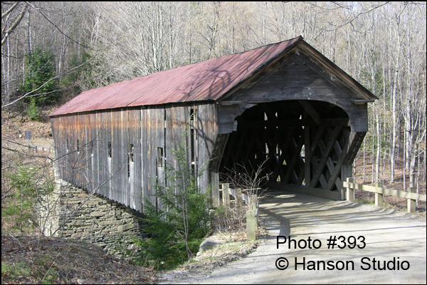 Perkinsville, VT - Upper Falls Bridge - Spring - before renovations